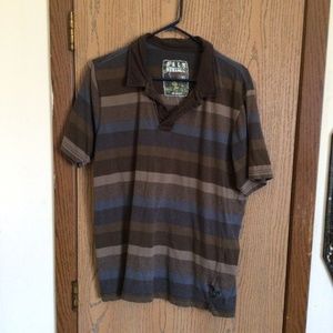 Brown polo shirt